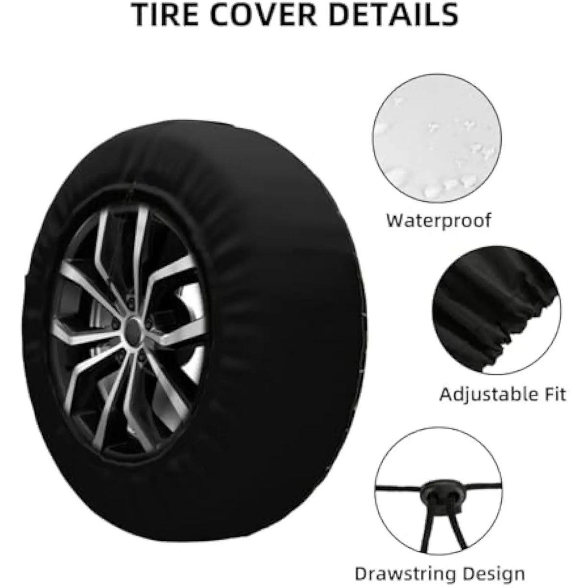 Dartboard Spare Tire Cover – Weatherproof Polyester | RV SUV Truck Spare Tire Cover HIP