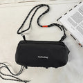 Outdoor Nylon Crossbody Bag – Lightweight & Water-Resistant Crossbody Shoulder Bag HIP Black