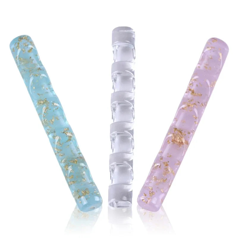 1 Pcs 5 Grids Acrylic Clear Nail Brush Rack Shelf Painting Pen Holder Stand Colorful UV Gel Brush Display Holder Nail Art Tool HIP
