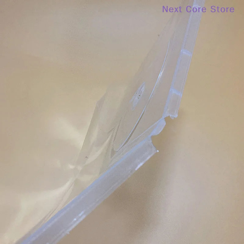 Transparent PP Plastic CD Case – Single Disc, Milky Clear CD Storage Case HIP