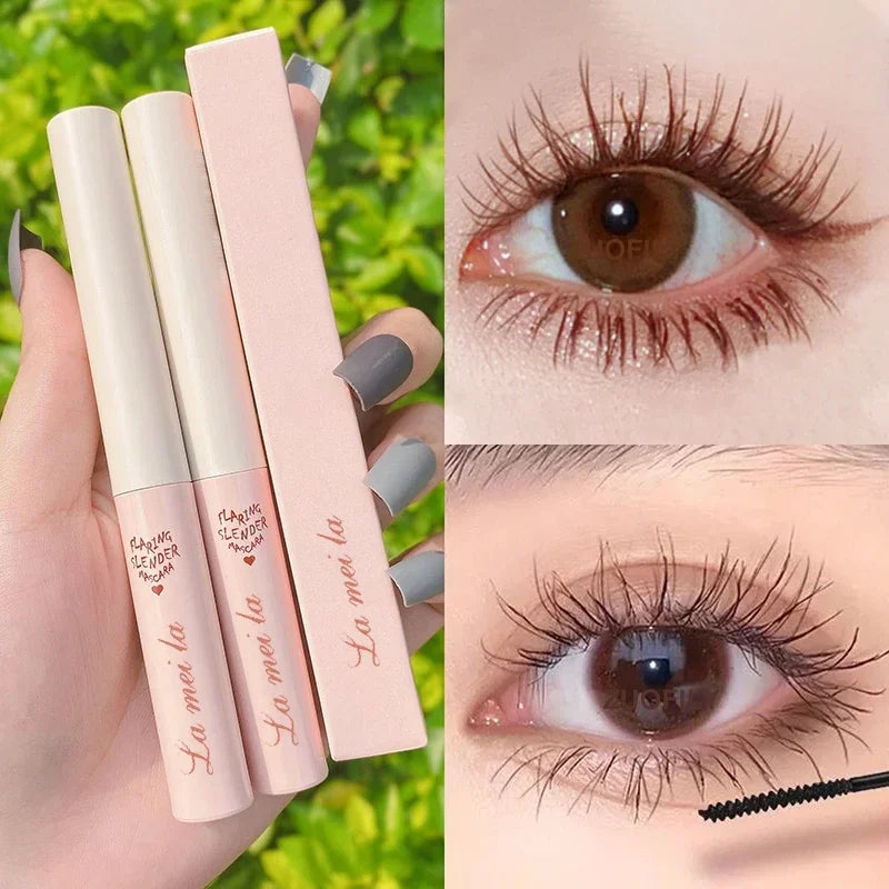 1 Pcs Curling Mascara Ultra-fine Small Brush Head Mascara Slim And Thick Curling Anti-sweat Non-smudge Curling Mascara Comestics HIP
