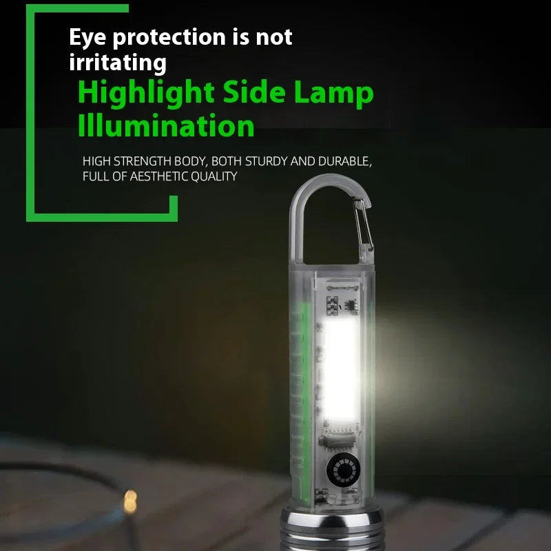 ESMARTER Mini LED Flashlight – Type-C Rechargeable, Waterproof Rechargeable Flashlight HIP