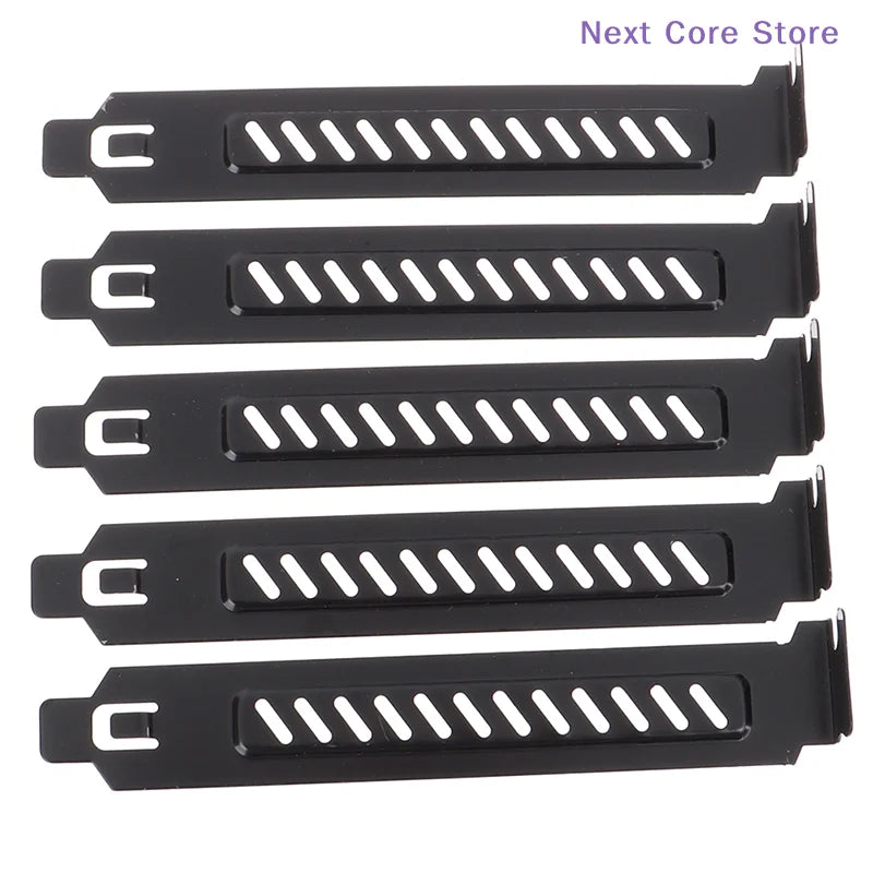 5-Pack Vented PCI Slot Covers – Stainless Steel Dust Filter PCI Slot Cover HIP