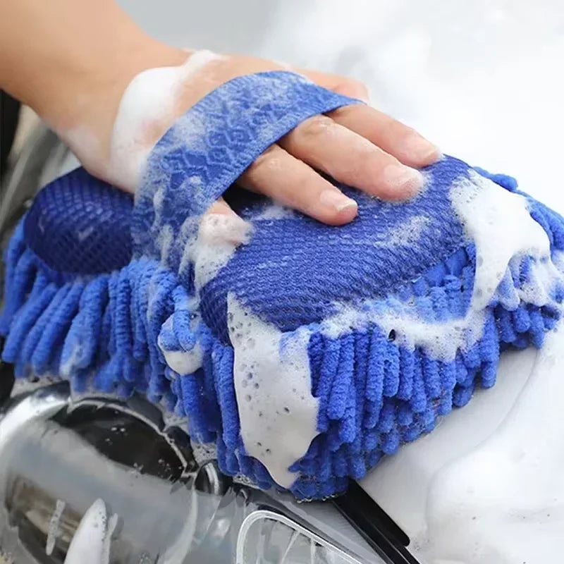 Microfiber Chenille Car Wash Sponge & Glove Kit Car Wash Kit HIP