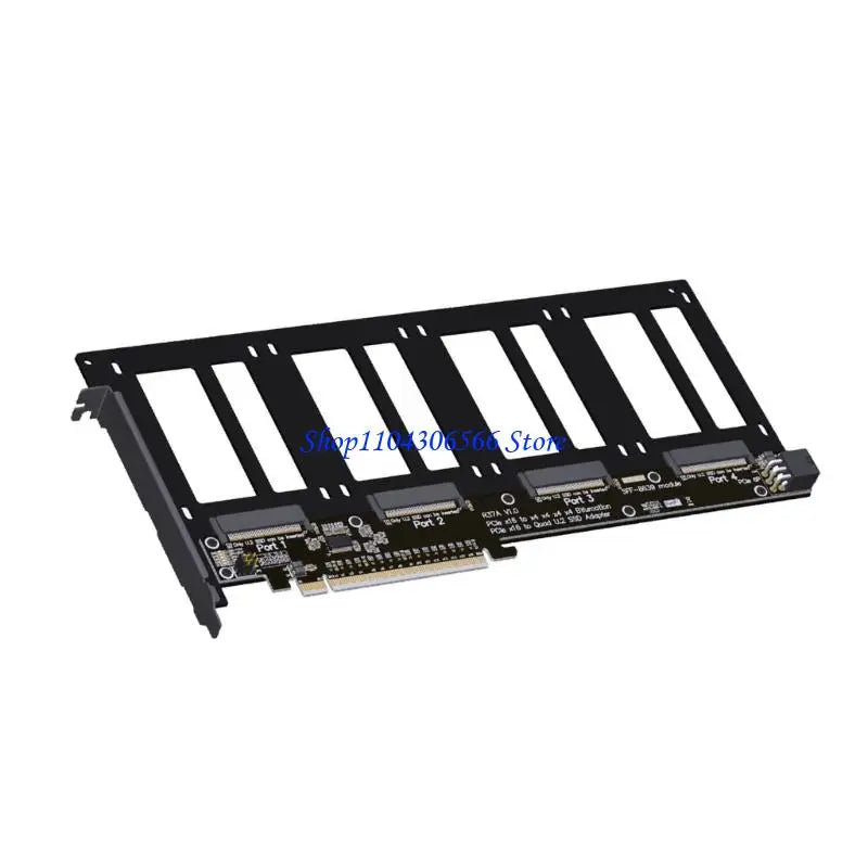 PCIe 5.0 x16 to 4-Port Bifurcation Splitter Adapter Card PCIe Expansion Card HIP