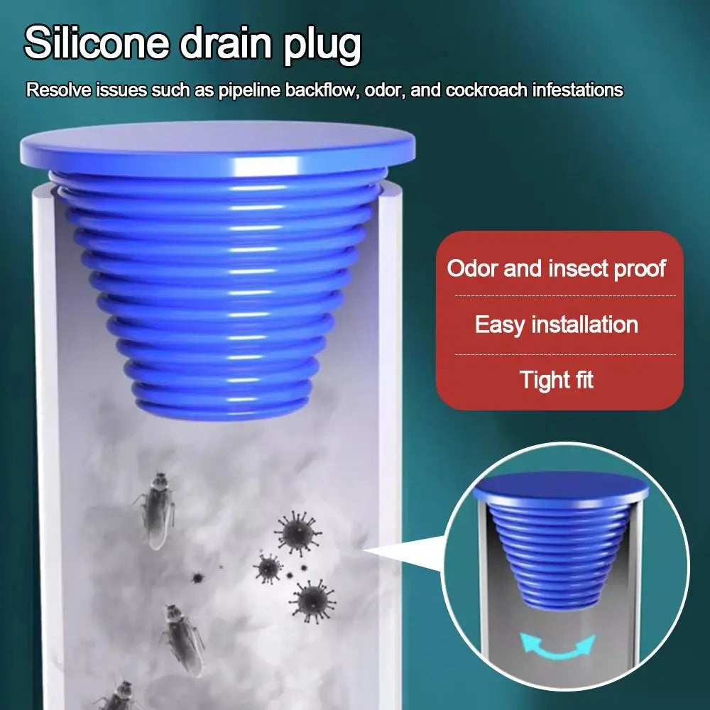Silicone Floor Drain Stopper – Anti-Odor Conical Seal Ring Floor Drain Stopper HIP