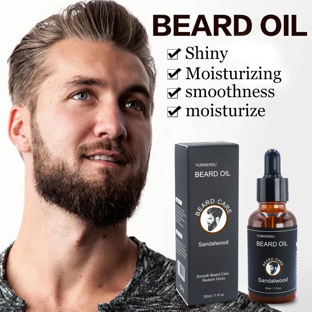 YURHERSU 30ml Beard Growth Oil – Thick, Soft & Smooth Beard Growth Oil HIP