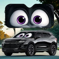 Cute Purple-Eyed Character Car Sunshade – Foldable Car Windshield Sunshade HIP M