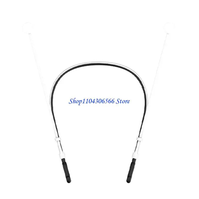 Silicone Earbud Safety Leash – Anti-Loss Strap for Sports Earbud Safety Strap HIP black white CN