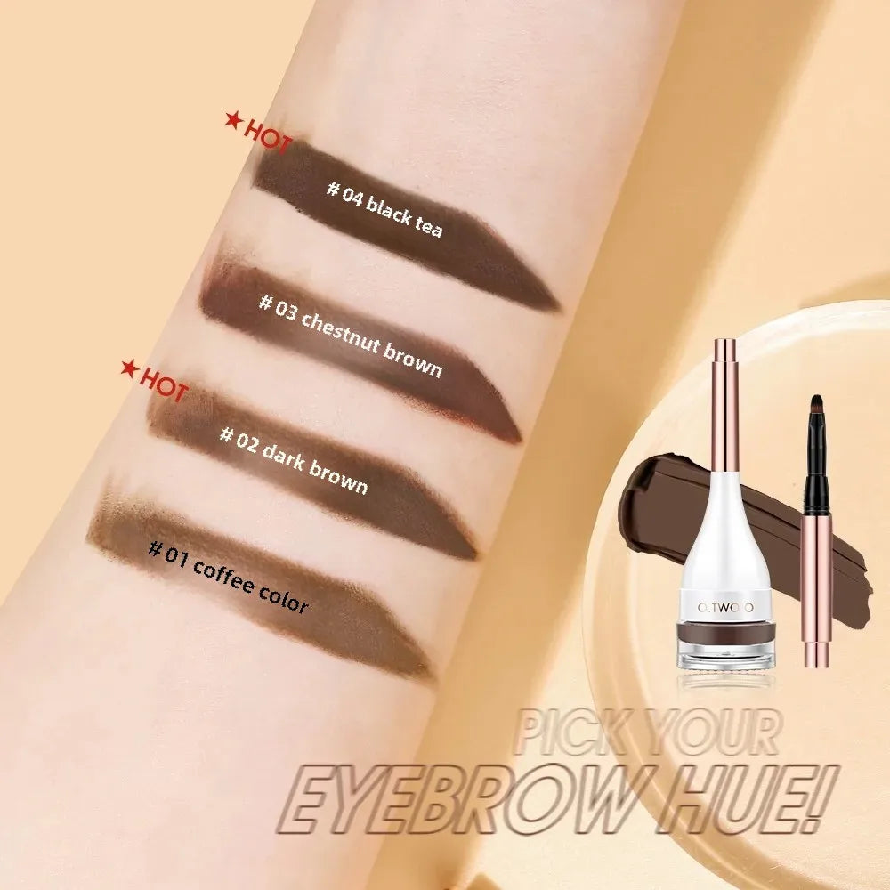 O.TWO.O Waterproof Eyebrow Pomade Gel – Smudge-Proof Brow Eyebrow Pomade Gel HIP
