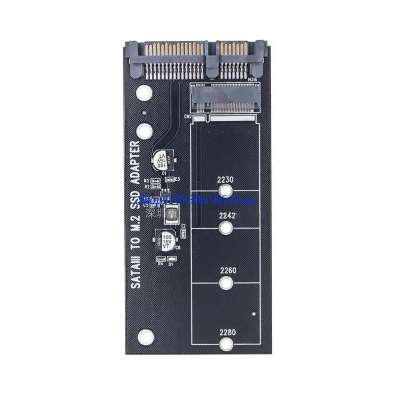 M.2 NGFF to SATA 3.0 Adapter Card | 2230 2242 2260 2280 SSD SSD Adapter Card HIP Black CN