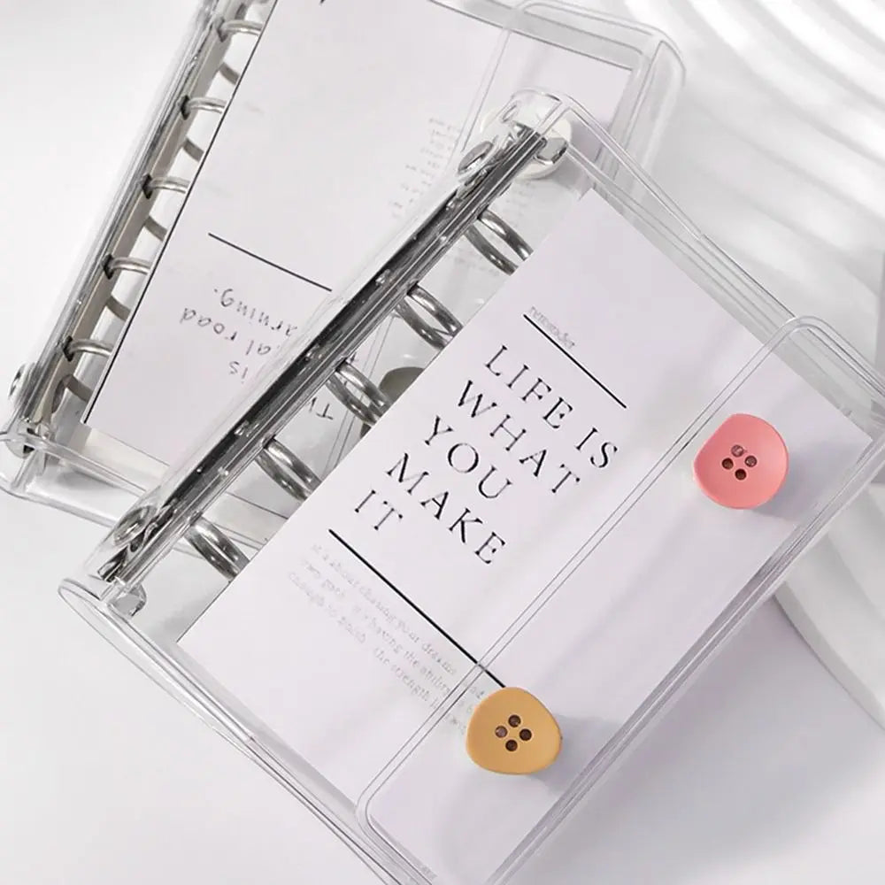 M5 Transparent Loose Leaf Binder Cover & Inner Pages Loose Leaf Notebook Cover HIP