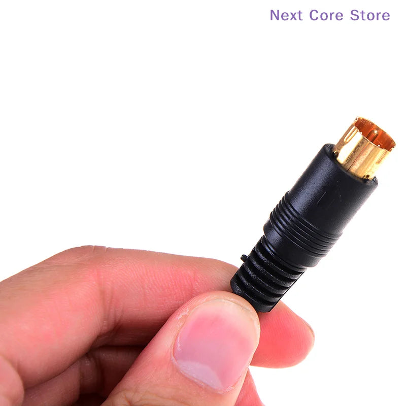 1.5M S-Video 4-Pin Male to Male Cable – DVD, HDTV & VCR S-Video Cable HIP