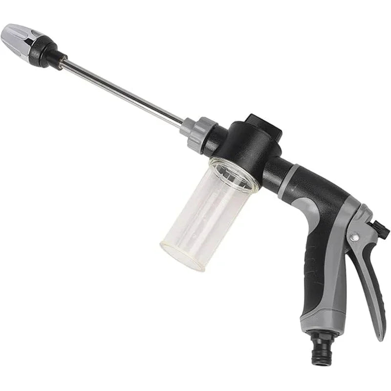 Alloy High-Pressure Water Gun Lance – Long Pole Rubber Handle Garden Water Lance HIP B Style