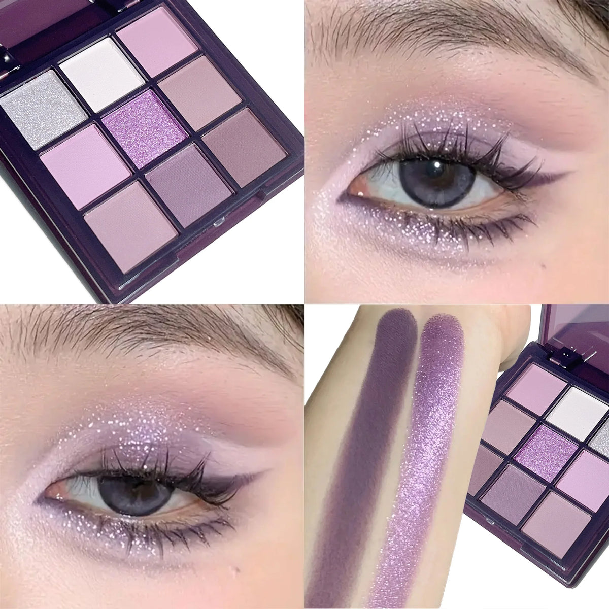JUJU Dream 9-Color Purple Eyeshadow Palette – Shimmer & Matte Eyeshadow Palette HIP JUJU 9112