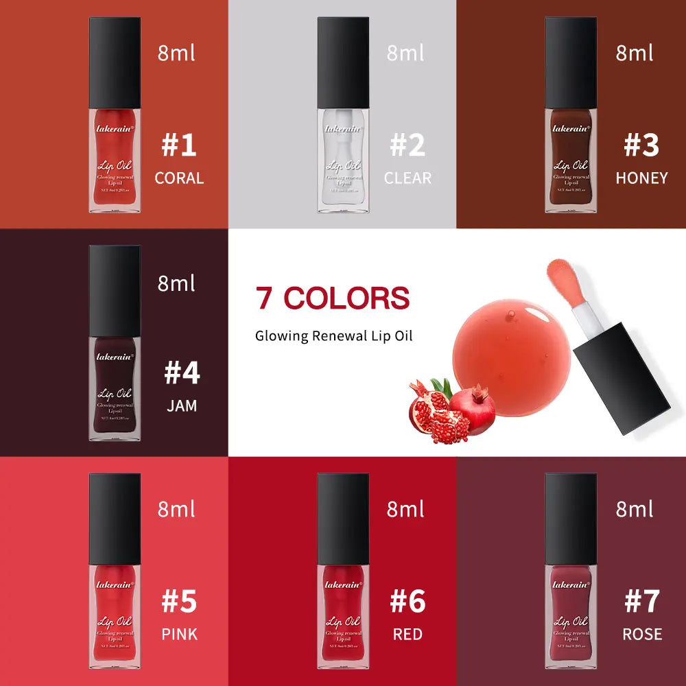 Lipgloss Mirror Lip Glaze Jelly Pout Lip Tint Long Lasting Moisturizing Shine Lipgloss Lip Makeup HIP