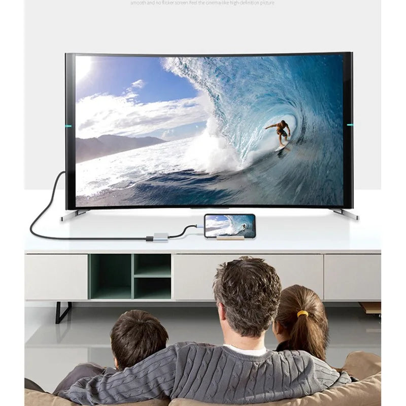 USB-C to Dual HDMI Hub 4K | 2-in-1 & 4-in-1 + PD Charging USB-C Hub Adapter HIP