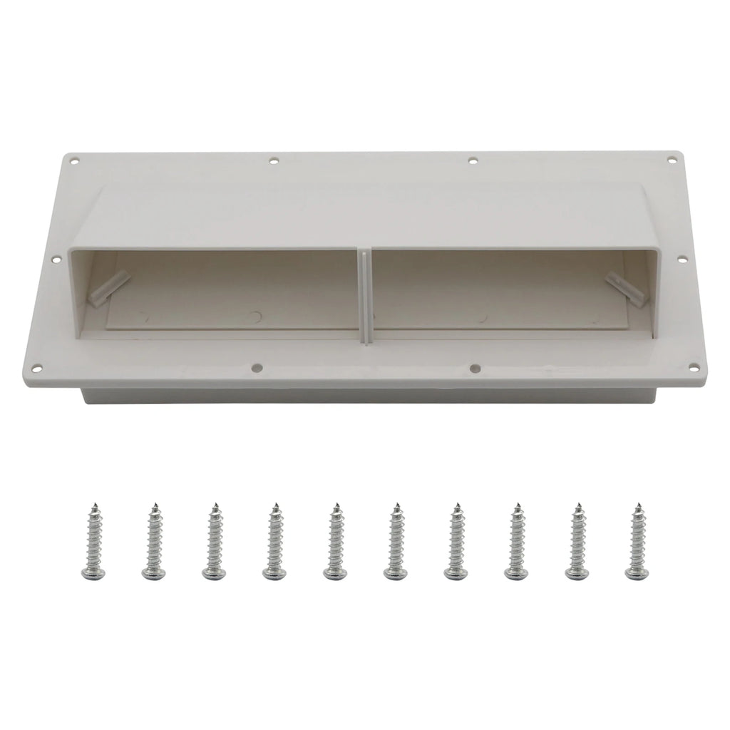 RV Range Hood Exhaust Hood RV Range Hood Vent Cover High Impact and Weather Resistant Structure with Lockable Clip HIP WHITE