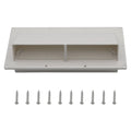 RV Range Hood Exhaust Hood RV Range Hood Vent Cover High Impact and Weather Resistant Structure with Lockable Clip HIP WHITE