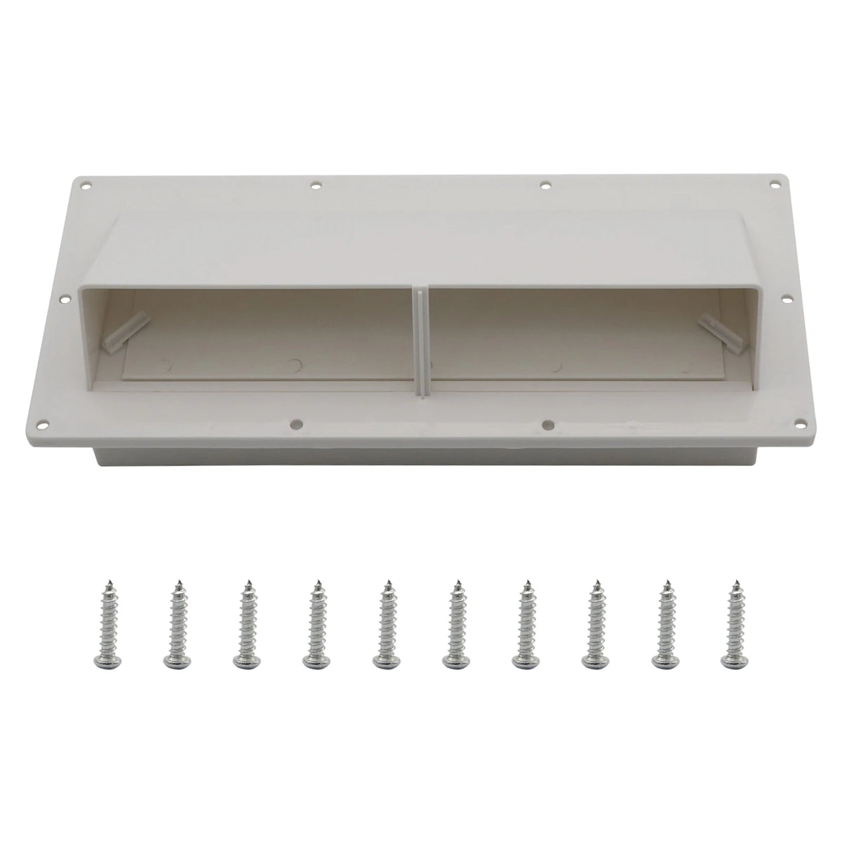 RV Range Hood Exhaust Hood RV Range Hood Vent Cover High Impact and Weather Resistant Structure with Lockable Clip HIP WHITE