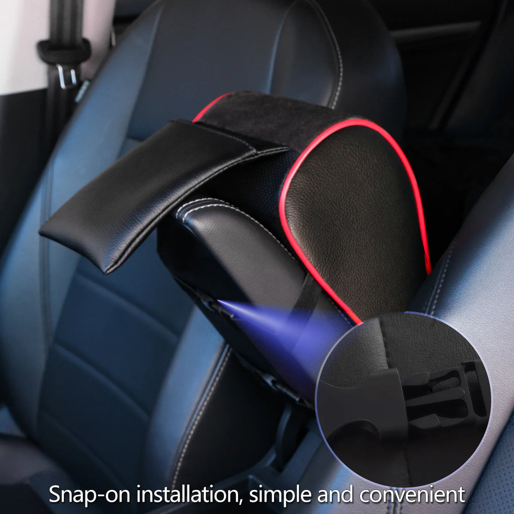 Suede Memory Foam Car Armrest Console Cushion Pad – Universal Car Armrest Cushion HIP
