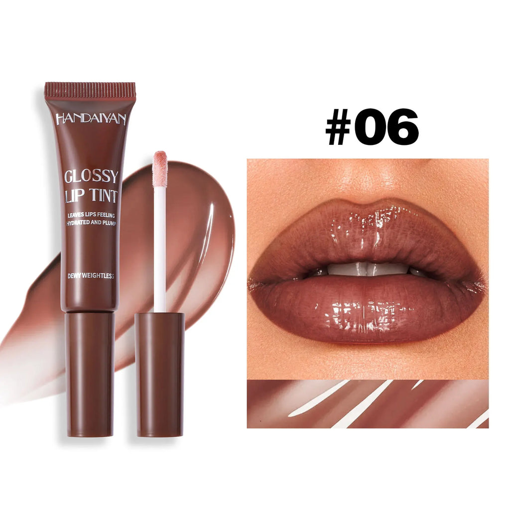 Handaiyan Hydrating Pearlescent Lip Glaze – Glass Shine Gloss Pearlescent Lip Glaze HIP 06