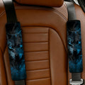 2-Pack Wolf Car Seat Belt Covers – Blue Wolf Design | HIP Seat Belt Cover HIP black
