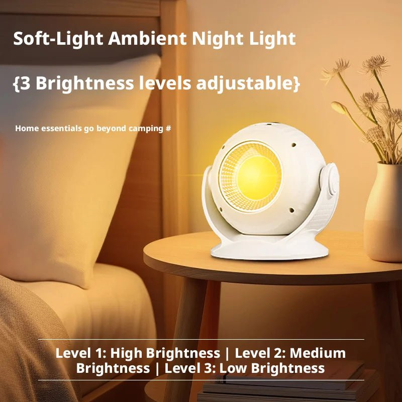 ESMARTER Camping Lamp & Starry Sky Projector | Rechargeable Camping Lantern Projector HIP