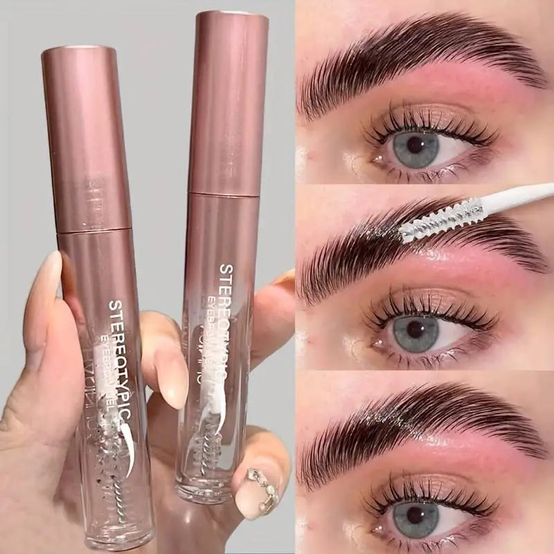 Stereoscopic Shaping Eyebrow Gel, 3D Eyebrow Shaping Cream, Long-Lasting Waterproof, Sweat Resistant, and Quick Drying HIP