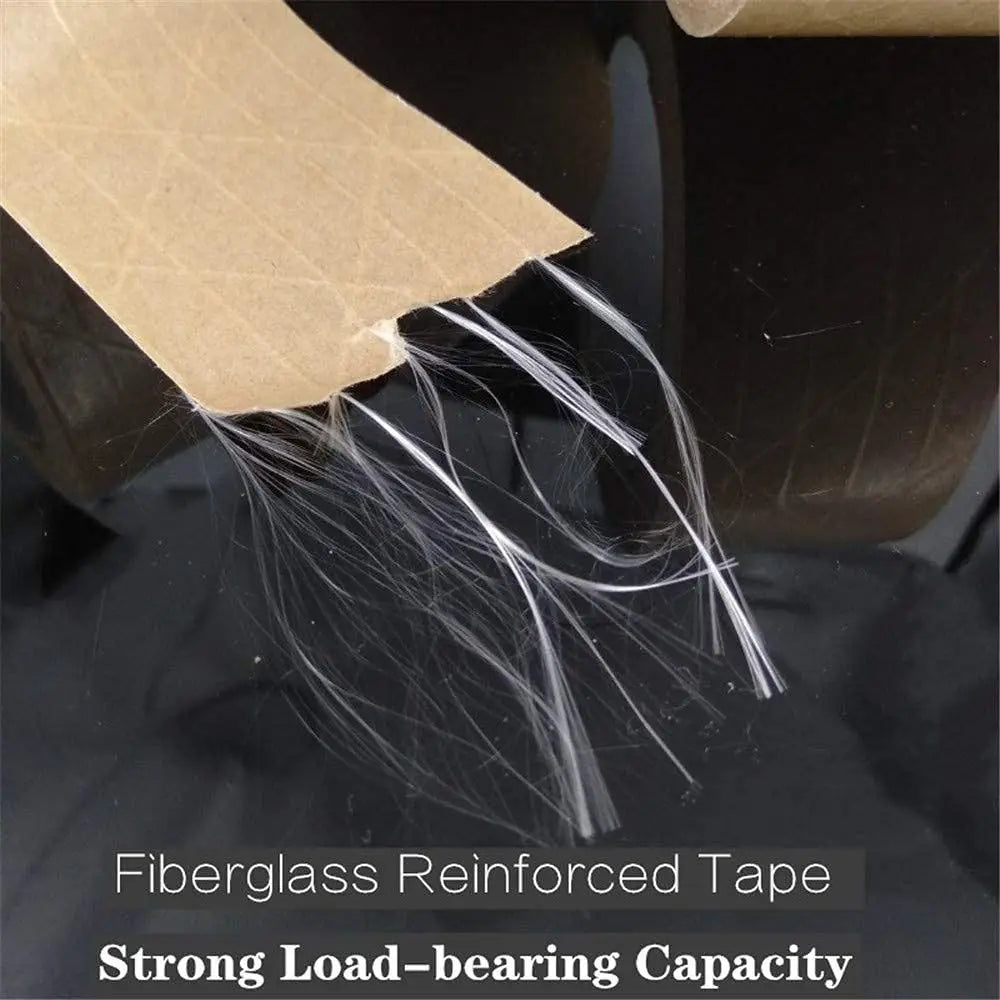 Reinforced Kraft Paper Tape – Self-Adhesive 30–50M Roll Packaging Tape HIP