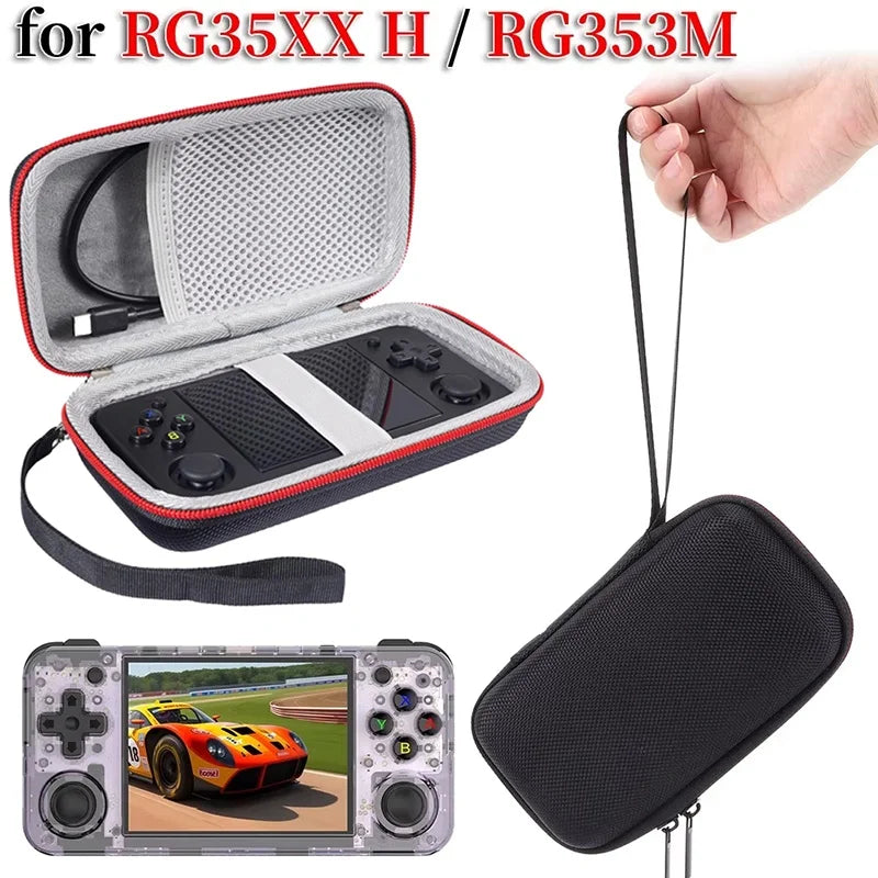 EVA Hard Shell Case for Anbernic RG35XX & Retro Handhelds Game Console Case HIP