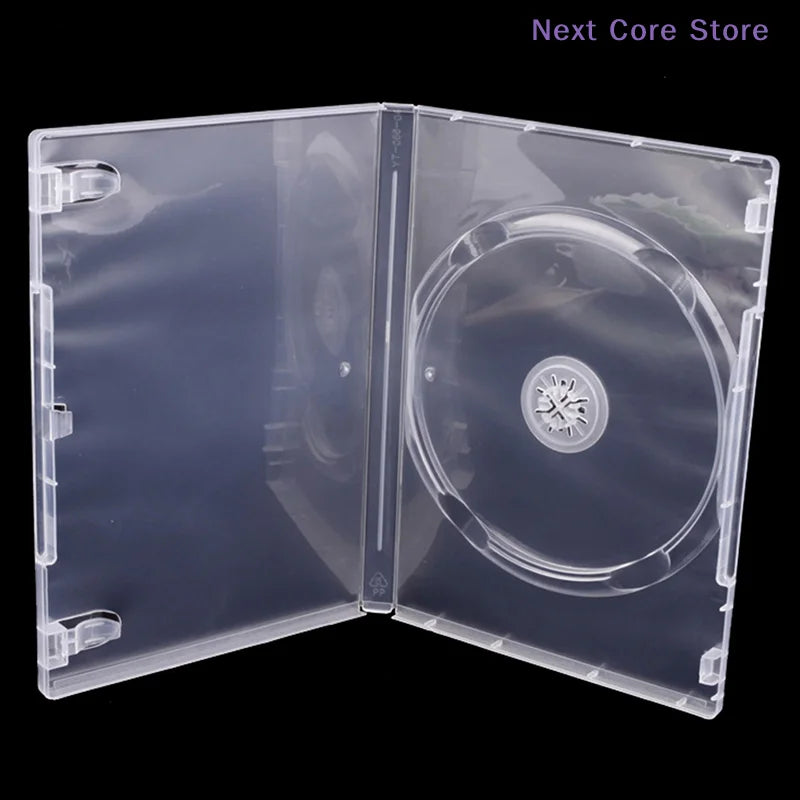 Transparent PP Plastic CD Case – Single Disc, Milky Clear CD Storage Case HIP