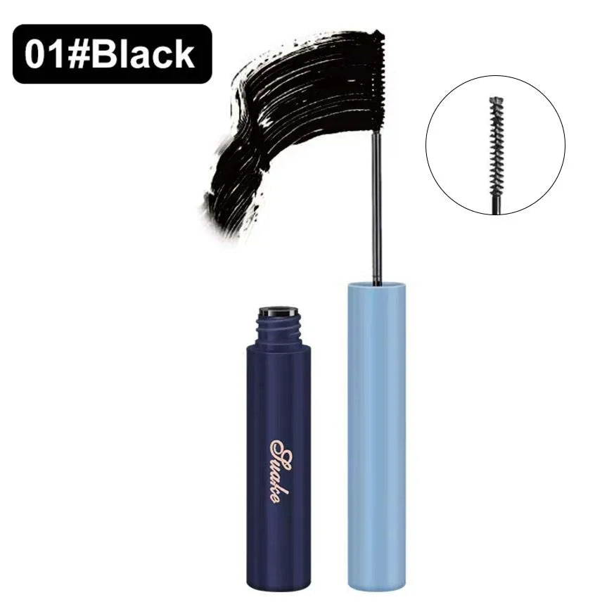2/1pcs Black Brown Mascara Extra Volume Ultra-fine Small Brush 3D Lengthens Waterproof Natural Women Makeup Korean Cosmetics HIP C 01 Black