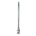 FM Radio Telescopic Antenna BNC Connector 0.7m Stainless Steel FM Radio Antenna HIP One size