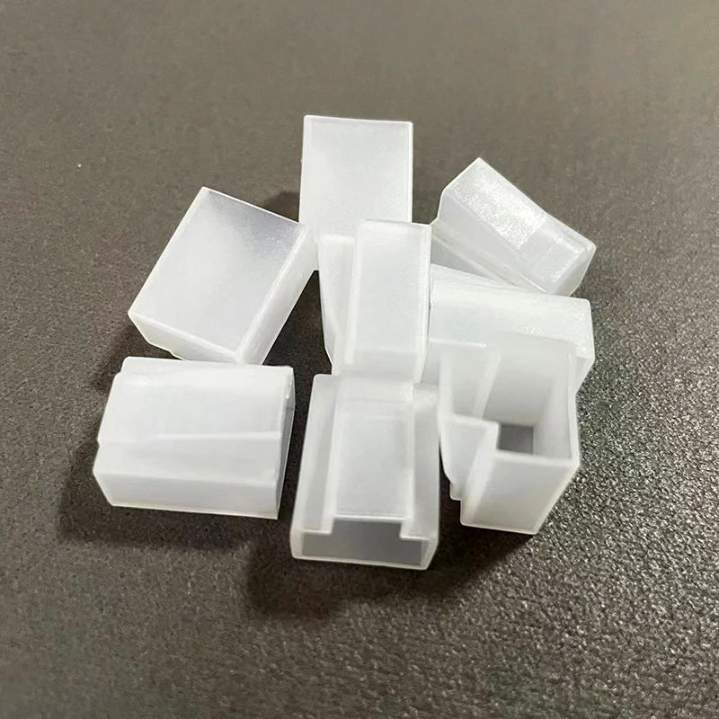 RJ45 Ethernet Plug Dust Cover Caps – Cat5e Cat6 Cat7 Cat8 Ethernet Plug Cover HIP White 20pcs