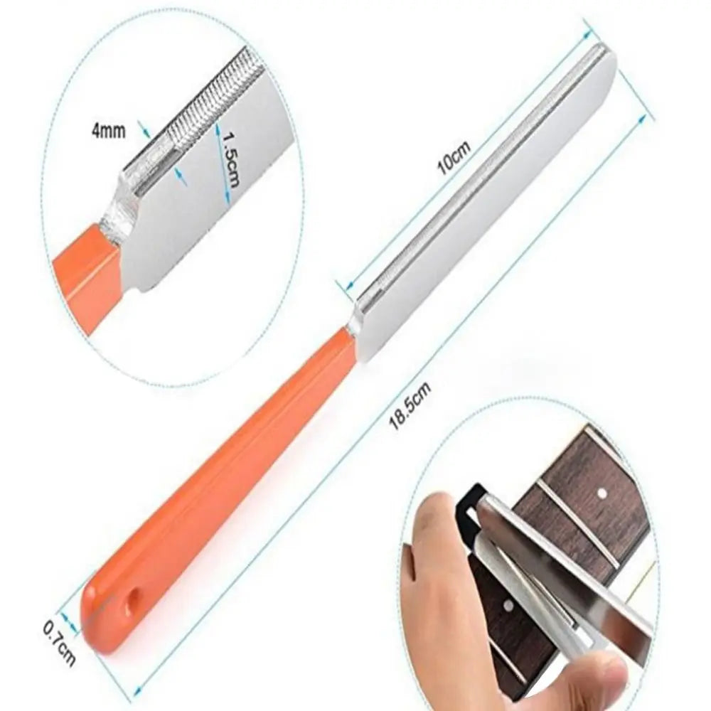 Guitar Fret File & Fingerboard Protection Gasket Kit Guitar Repair Tool HIP