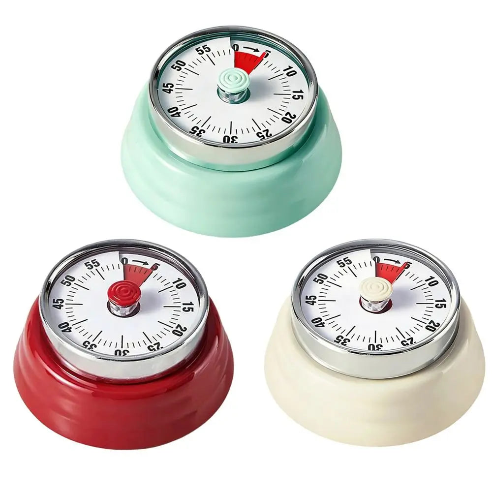 Magnetic Mechanical Kitchen Countdown Timer – Metal 60-Min Kitchen Countdown Timer HIP