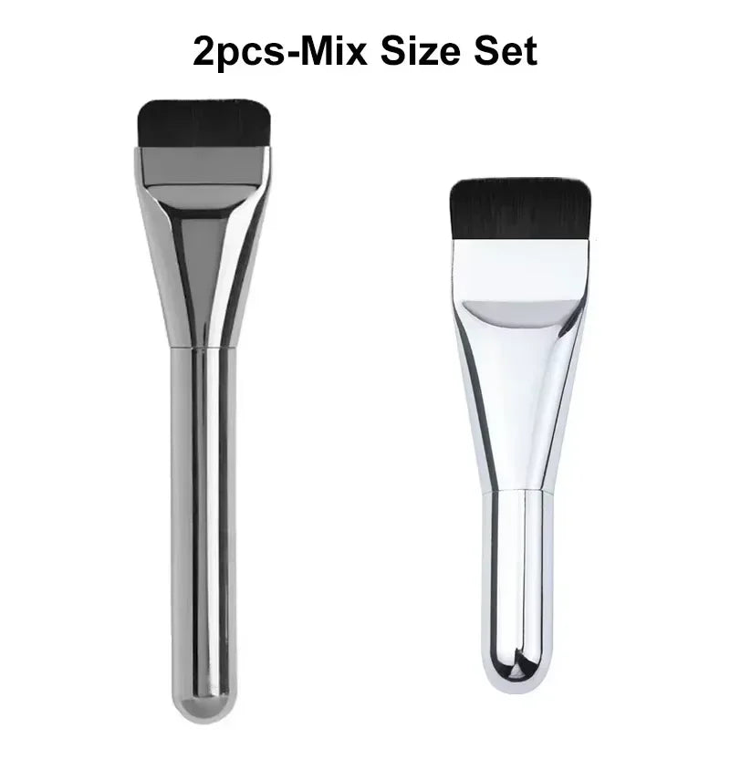 Flat Foundation Brush Set – Concealer & Contour | RUZOFO Foundation Makeup Brush HIP C697-Mix 2pcs