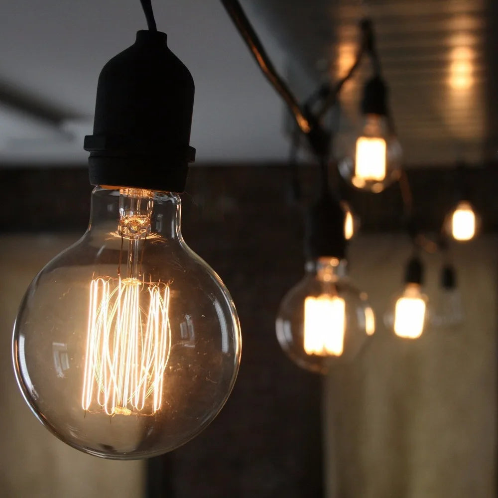 YNL E27 Vintage Edison Filament Bulb 40W ST64 G80 G95 G125 Vintage Filament Bulb HIP