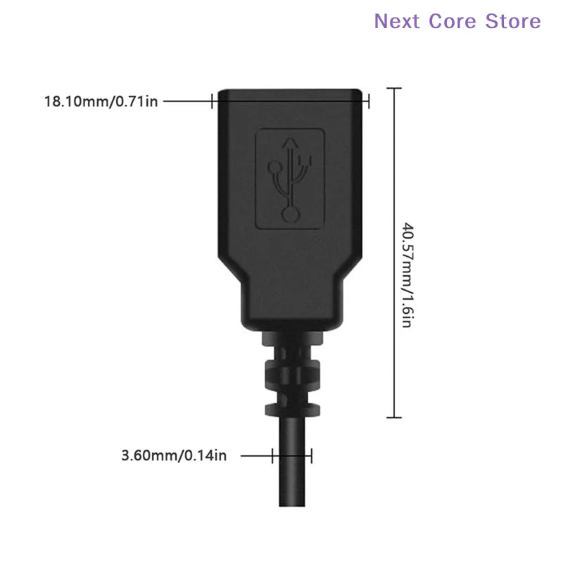 USB 2.0 to 4-Pin MX1.25 Female/Male Data Cable USB Data Cable HIP