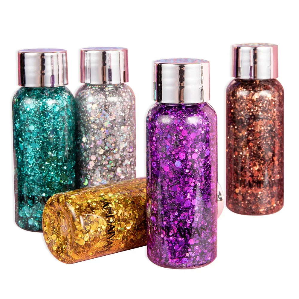 Multipurpose Body Glitter Gel – Face, Hair & Nail Sequins Body Glitter Gel HIP