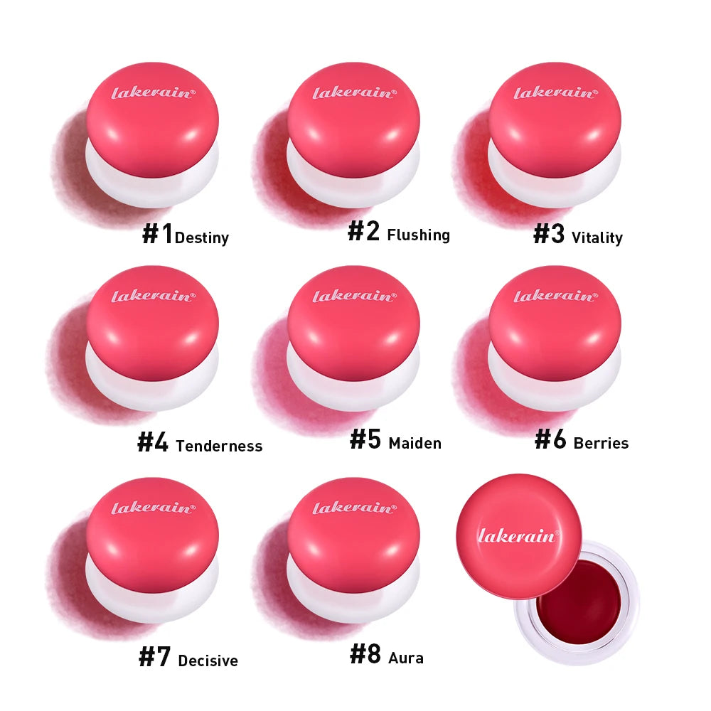 Lip&Cheek Blurry Pudding Pot | Blushed Moment - Baby | Makeup Blush, Buildable Lightweight, Multi-Use Soft Matte Finish | 5g HIP