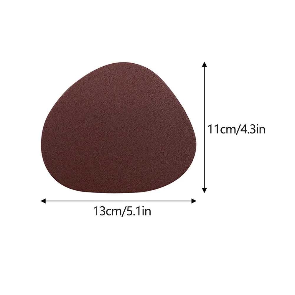 Creative Irregular Circular Heat-resistant Washable Heat-insulating Dining Table Mat Oil Resistant Kitchen Table Mat Coffee Mat HIP