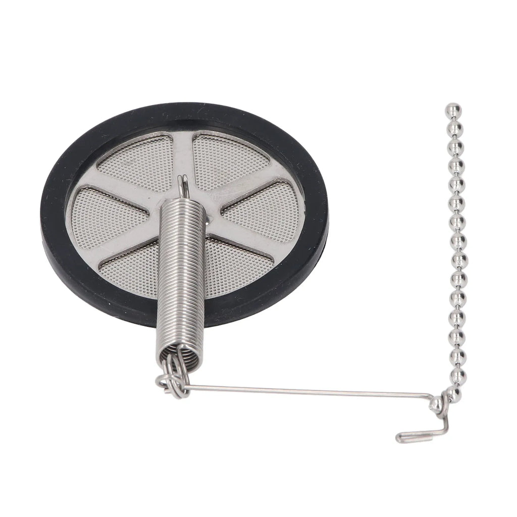 Reusable Coffee Filter for Siphon Coffee Maker with Chain Syphon Coffee Filter Stainless Steel Reusable Syphon Coffee Filter HIP black