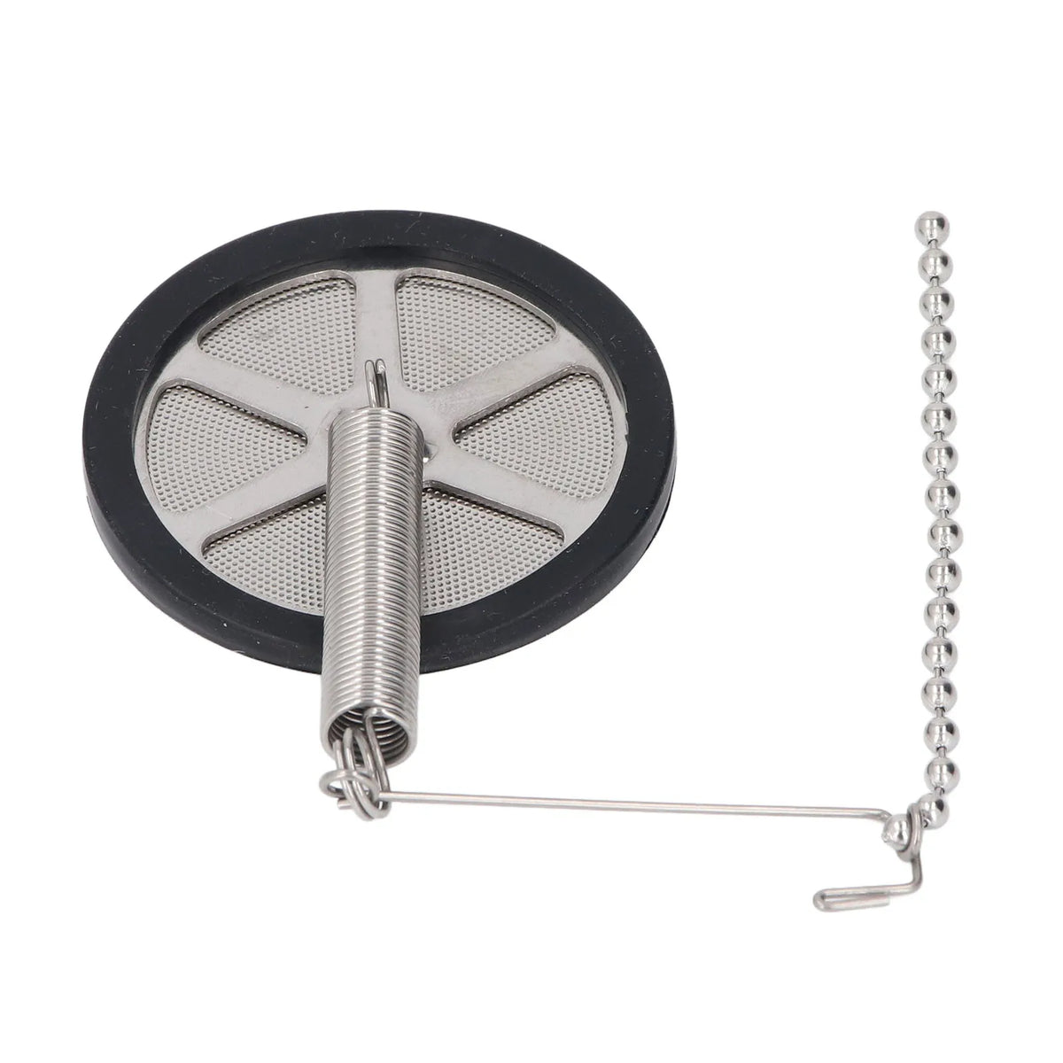 Reusable Coffee Filter for Siphon Coffee Maker with Chain Syphon Coffee Filter Stainless Steel Reusable Syphon Coffee Filter HIP black