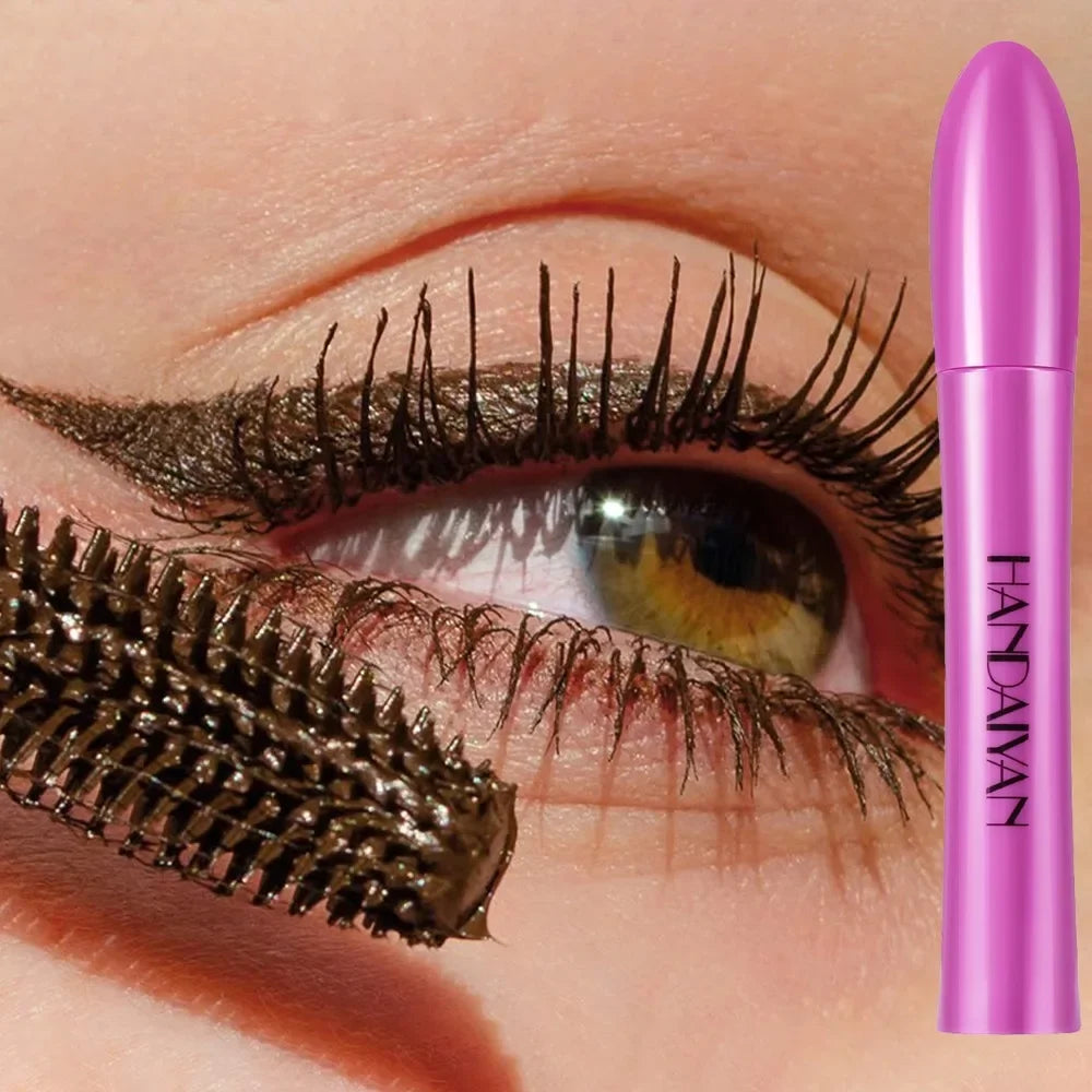 10 Color Waterproof Volumizing Mascara Smudge-Proof Curling Long-Lasting Sapphire Blue Pink Mascara for Bold Eye Look Cosmetics HIP
