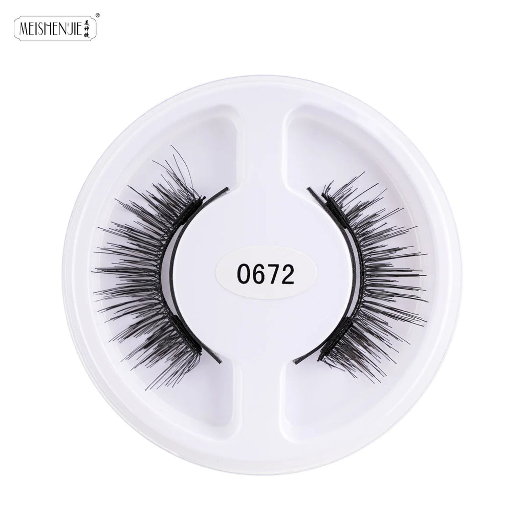 MEISHENJIE 5 Pairs Magnetic Eyelashes with Magnetic Lashes Applicater Reusable Mixed Style False Eyelashes Cílios Wholesale Cils HIP