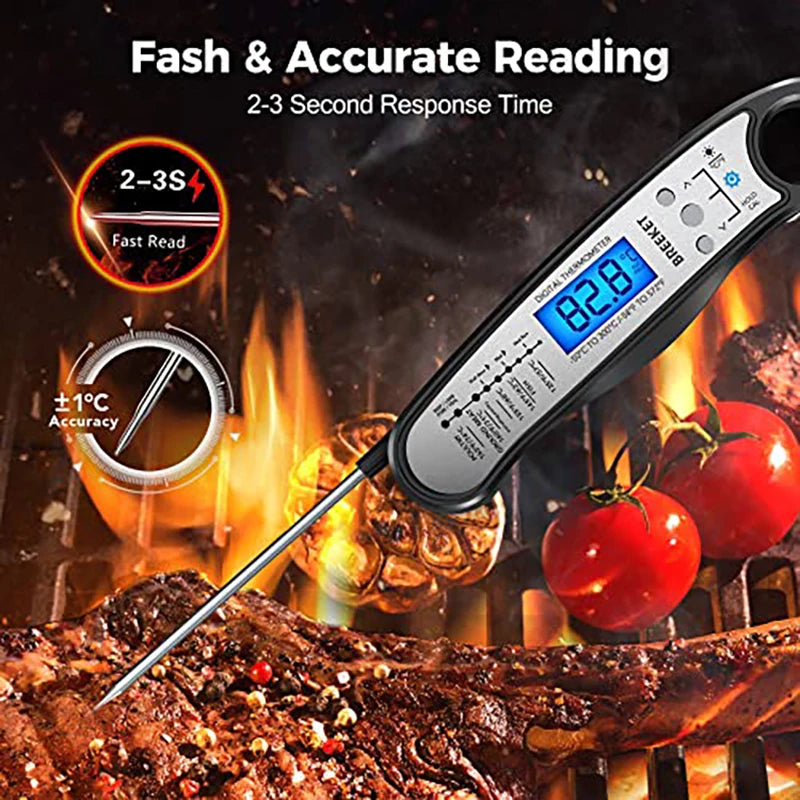 Digital Dual Probe Meat Thermometer – BBQ & Kitchen Kitchen Thermometer HIP