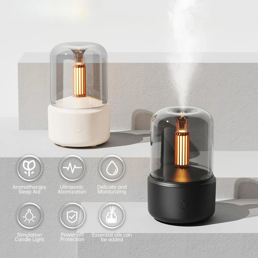 ESMARTER Mini USB Aroma Diffuser & Night Light Humidifier Aroma Diffuser HIP