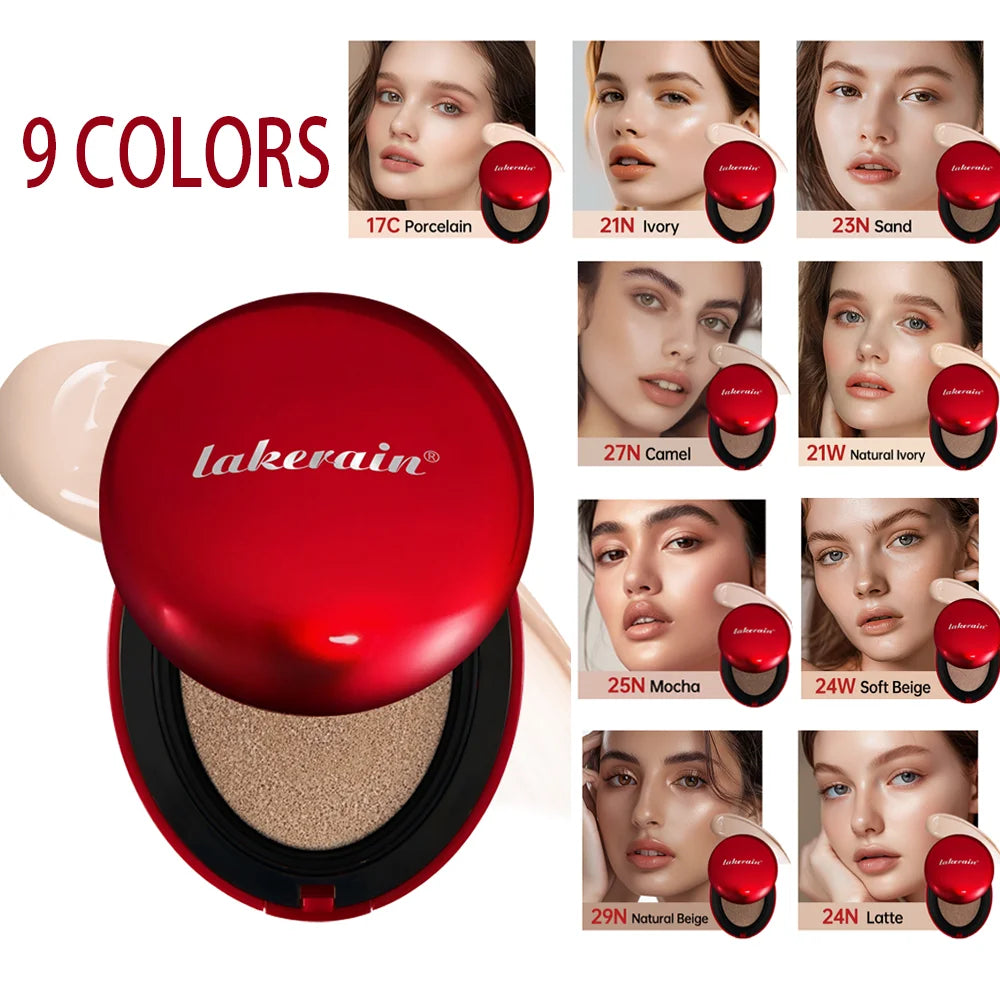 Sunscreen Cushion Foundation Fit Cushion Foundation Full Coverage Waterproof Long-lasting Concealer Long-lasting Makeup HIP